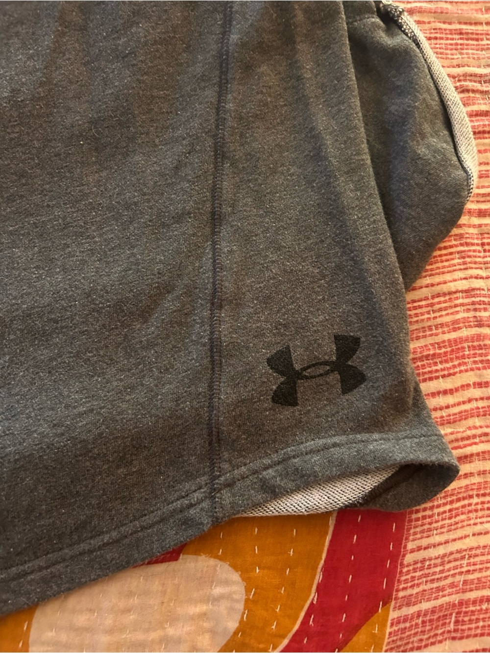 Under Armour Dark Gray Sweatshirt Mini Dress with Black Logo Size L
